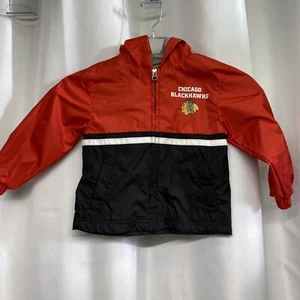 Chicago Blackhawks Toddlers Lined WindBreaker 3T - Picture 1 of 7