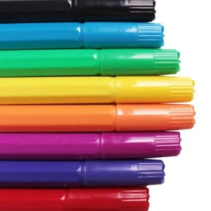 16x JUMBO FELT TIP PENS Party Bag Favour Filler Art Craft Children Card Making - Picture 1 of 12