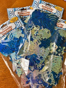 Hanukkah 8ft Garland LOT of 4 Pckgs Shiny Silver & Blue for Home or Office NIB - Picture 1 of 13