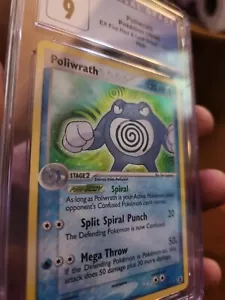 Pokemon EX Fire Red & Leaf Green Poliwrath Holo CGC 9 Mint 11/112 PSA - Picture 1 of 3