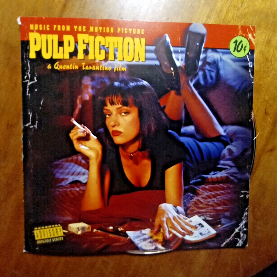 Pulp Fiction- Movie Soundtrack- Various -cd & front cover art ONLY VG to VG+ Foto 1 de 1