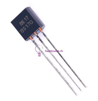 10PCS MOSFET Transistor ON(ONSEMI)/MOTOROLA/FAIRCHILD TO-92 BS170 BS170G NEW