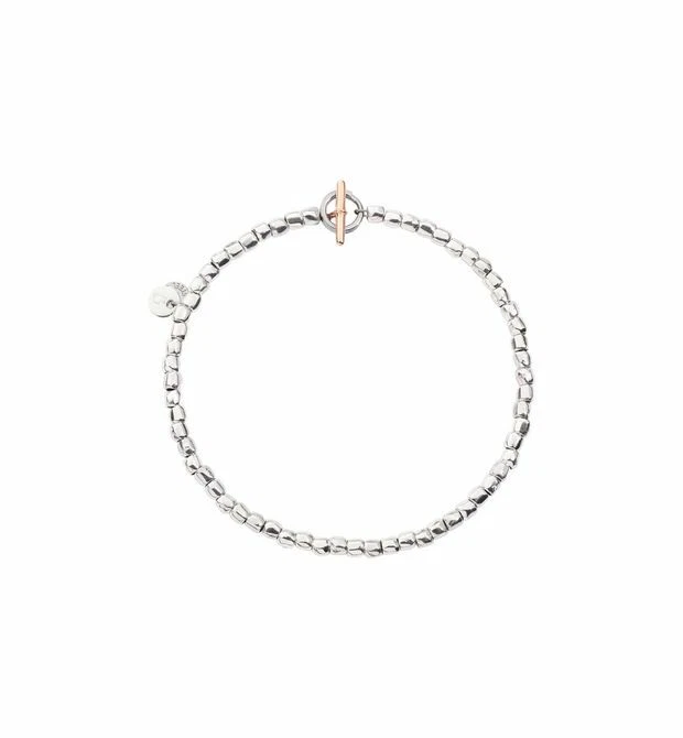 Bracciale Dodo Mini Granelli DBC0002_GRANX_GAGMX Argento Oro Rosa Bracelet DBBAC - Immagine 1 di 1