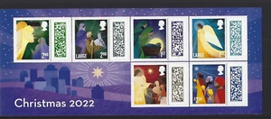 GREAT BRITAIN 2022 CHRISTMAS MINIATURE SHEET WITHOUT BARCODE UNMOUNTED MINT - Picture 1 of 1
