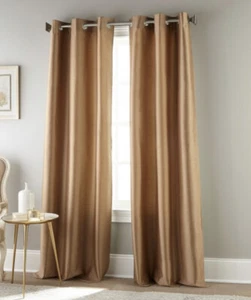 Nanshing Grommet Blackout 2 Sets Of 2 Panels, 37x84โณ (4 Total), Gold ๐ - Picture 1 of 6