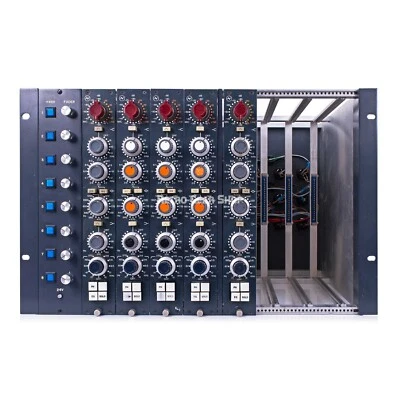 Neve 1081 Vintage Microphone Preamp Equalizer Set of 5 in 7U Rack Pre EQ - Image 1 of 4