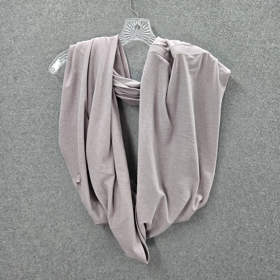 Lululemon Mujer Bufanda OS Rosa Claro Nylon Poliéster Scarfinity Bufanda Logo Foto 1 de 4