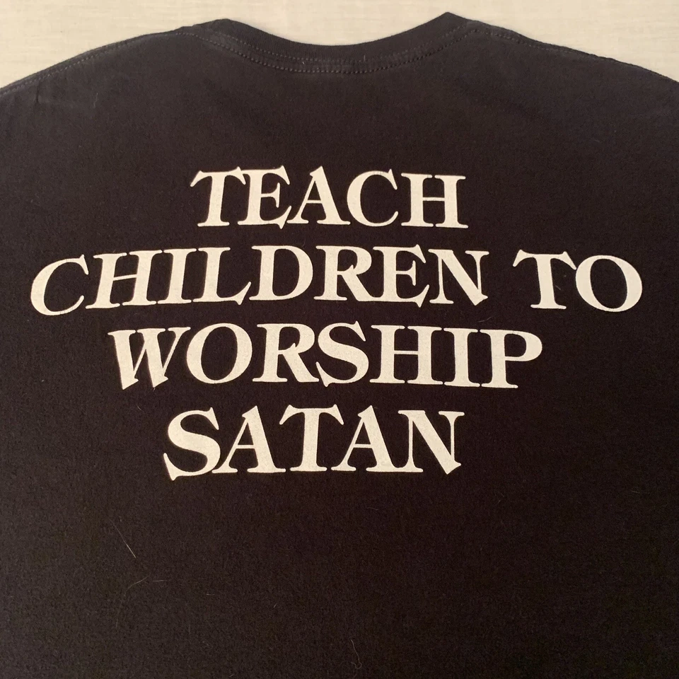 DWARVES Teach Children to Worship Satan T 恤 尺寸 M Punk Blag Dahlia — 第 1/4 张图片