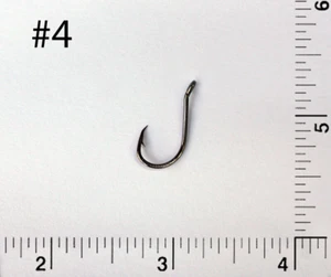PACK OF 25 Size #4 TACKLEWORKS Octopus J Fishing Hooks 8299 - Picture 1 of 2