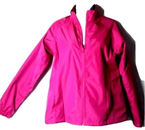 New Womens Golf Windbreaker Jacket Small Pink Rain Outdoors Pack Athleisure - Picture 1 of 12