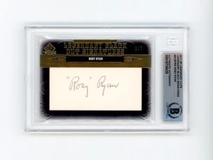 Rosy Ryan 2011 Sp Legendary Cuts 6/7 Black Cut Signatures Full Name Auto BAS COA - Picture 1 of 3