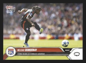 2025 TOPPS NOW UCL DONNE ⭐ MELCHIE DUMORNAY ⭐ OLYMPIQUE LIONE ☄️ N. 22 - Picture 1 of 2