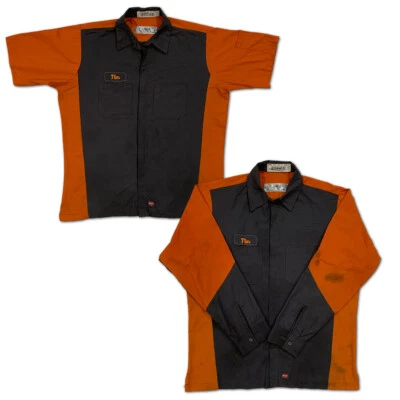 Camisas Red Kap Crew Dos Tonos Técnico Mecánico Automotriz Industrial Uniforme Foto 1 de 4