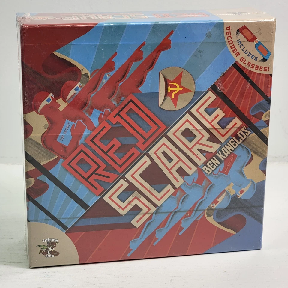 Red Scare 3d Glasses Board Game Pandasaurus Games Pan201705