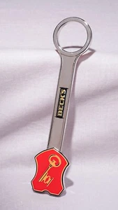 Beck's Beer Bottle Opener "Life Beckons" Heavy Metal Wrench Key Shape 8 in. long - Picture 1 of 3