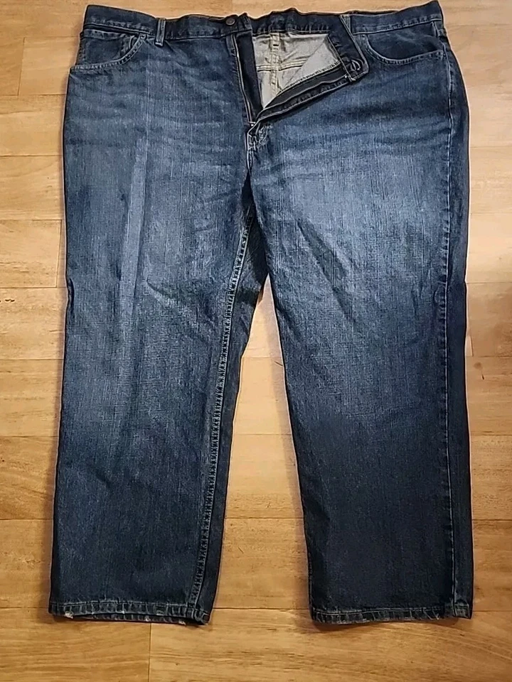 Levi’s 559 Big & Tall Relaxed Fit Straight Leg Denim Jeans Blue Men’s Sz 50x28 - Image 1 of 4