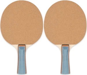 Papel de lija cara 5 capas laminado tenis de mesa ping pong pádel rojo (paquete de 2) talla única - Imagen 1 de 12