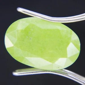 4.34 Ct Untreated Natural Sphene/Titanite Loose Gemstones Oval Cut - Picture 1 of 6