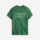 J. Koszulka męska Crew Made in the USA Preppy CREW z grafiką zielona nowa l