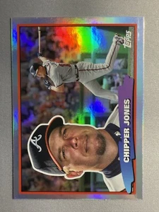2022 Topps Archives #88BF-6 Chipper Jones 1988 Topps Big Foil Atlanta Braves - Picture 1 of 2