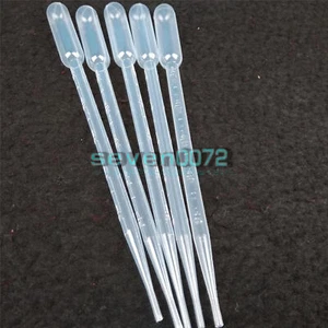 Nuevo 20 Pipetas de Transferencia Cuentagotas Graduado Polietileno Dosificación Aceite Esencial 5ml - Imagen 1 de 1