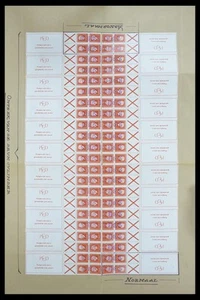 NETHERLANDS 2x Proof SHEETS Specimen Unique Stamp Collection - Picture 1 of 2