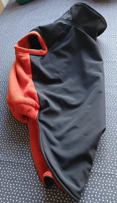 REDHOUND Whippet Jura Mantel/Pullover Softshell Fleece-gefüttert schwarz zimt LARGE - Bild 1 von 4