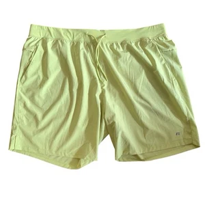 Russell Men's Size 2XL (44-46) Light Green Activewear Multi Pocket 9" Shorts - Picture 1 of 4