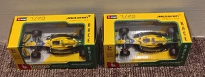 Burago MCLAREN MCL38 BOTH TEAM CARS #4 & #81 MONACO GRAND PRIX 2024 SCALE 1:43 - Picture 1 of 19
