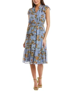 Vestido midi para mujer Cece con cintura atada - Imagen 1 de 4