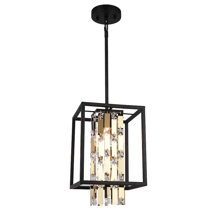 Mini colgante Woodbridge Lighting Cascade, bronce frotado con aceite como Pottery Barn Foto 1 de 1