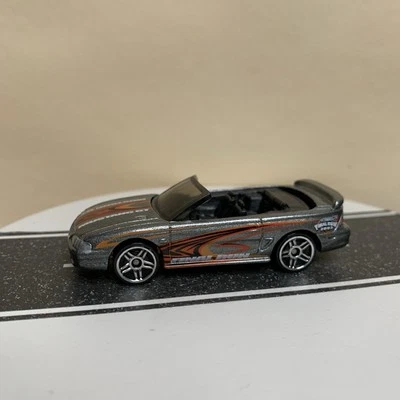2003 Hot Wheels Final Run #197 1996 Mustang GT Gray w/Chrome PR5 Spoke NM - Image 1 of 4
