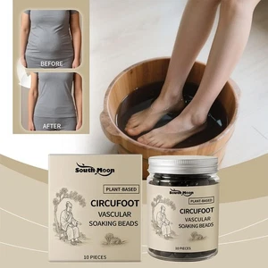 Plant- Based Circufoot Vascular Soaking Beads, Daily Soaking Beads Pcs 10 G4U5 - Picture 1 of 15