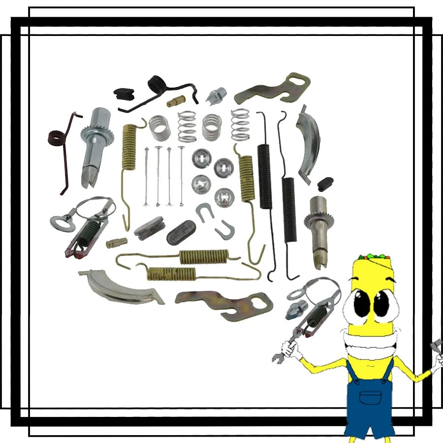 Kit completo de herrajes de tambor de freno trasero para Dodge D150 1977 con tambores de 10" Foto 1 de 1