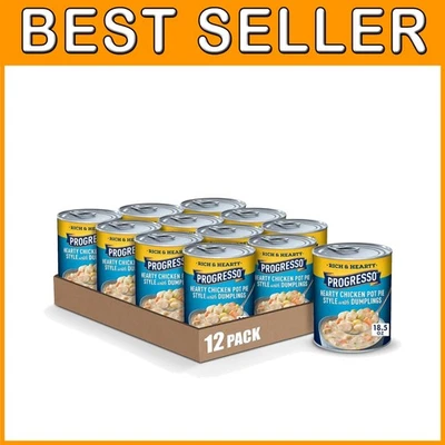 Hearty Chicken Pot Pie Style with Dumplings Soup, - Image 1 of 4