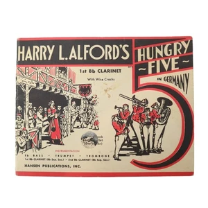 Vintage Harry L. Alford’s Hungry Five Germany 1st Clarinet Concert Sheet Music - Bild 1 von 6