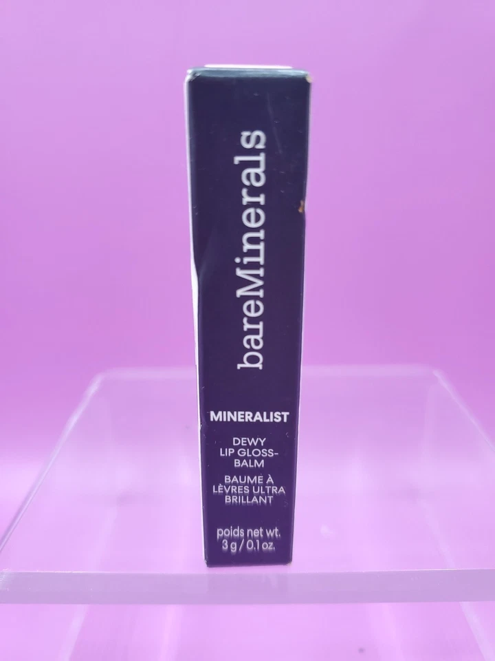 Bálsamo brillo labial bareMinerals Mineralist Dewy brillo todo el día DREAM 0,1 oz nuevo Foto 1 de 4