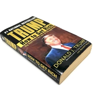 Trump How to Get Rich Book Donald J. Trump 2004 Paperback Apprentice Advice - Picture 1 of 5