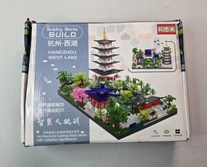 Building Blocks Hangzhou West Lake Micro Particle Model High Difficulty NEW - Picture 1 of 5