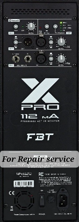 Servicio de reparación de módulo amplificador FBT XPRO 112MA. Leer descripción. Foto 1 de 1