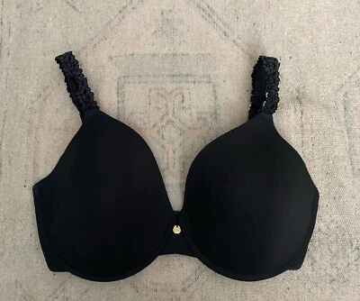 CAMISETA SUJETADOR NATORI 731080 ROSA DREAM NEGRO CARBÓN Talla 32DDD USADA EN EXCELENTE ESTADO Foto 1 de 4