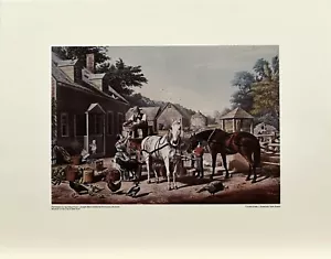 Currier & Ives Preparing for Market American Farm Scene Print Reproduction - Picture 1 of 5