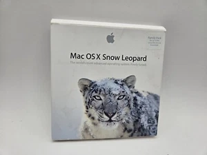 Apple Mac OS X v.10.6 Snow Leopard Intel-Based Mac MC223Z/CD DVD Family Pack - Picture 1 of 7