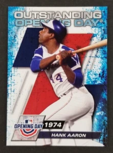 Tarjeta de béisbol Hank Aaron 2021 Topps Opening Day #10 (NM) - Imagen 1 de 2