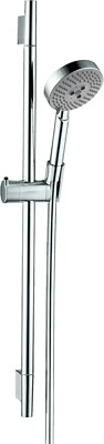Hansgrohe 4266000 Unica S Juego de barras de pared de 24 pulgadas con ducha de mano multifunción Foto 1 de 4