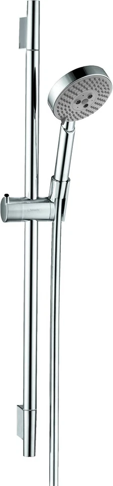 hansgrohe 4266000 Unica S conjunto de barra de parede 24 polegadas com chuveiro de mão multifuncional - Imagem 1 de 4