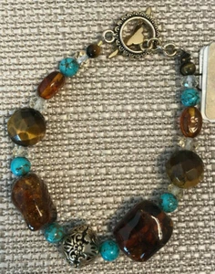 Barse - Bronze Multi Stone Bracelet - Picture 1 of 2