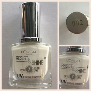 1 PZ SMALTO UNGHIE L'OREAL RESIST SHINE 002 BLANC PASTEL BIANCO PASTELLO - Foto 1 di 1