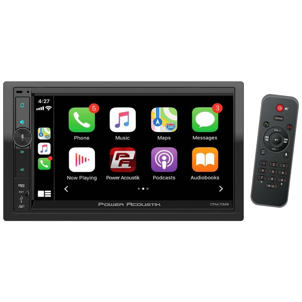 Power Acoustik - CPAA-70MW - 7”, 2-din mechless, Wireless CarPlay Android Auto - Image 1 of 1
