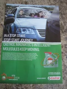 CASTROL MAGNATEC'S MOLECULES EURO 2008 ADVERT A4 SIZE FILE 4 - Picture 1 of 1